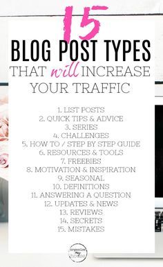 the top five blog post types that will increase your traffic in 5 minutes or less