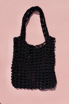 Elevate your everyday style with this chic and eco-friendly Customizable Mesh Crochet Tote Bag! Handcrafted with durable, lightweight yarn, this tote is perfect for carrying groceries, beach essentials, or your daily must-haves in style. The open mesh design gives it a modern, airy feel while still being sturdy enough to hold all your items securely. Its versatile black color makes it easy to pair with any outfit, whether you're heading to the farmer's market or enjoying a day out. Hand-crocheted for a unique, artisanal touch Lightweight and foldable for easy storage Strong and spacious enough to carry groceries, books, or beach essentials Perfect for eco-conscious shoppers and fashion lovers alike Stylish black mesh design for a minimalist, modern look Great gift idea for friends and fami Lightweight Summer Crochet Bag For Everyday, Summer Lightweight Crochet Bag For Everyday, Black Crochet Bag For Everyday Beach Use, Black Crochet Bag For Summer Everyday Use, Black Crochet Bag For Beach Season, Black Summer Crochet Bag For Everyday, Everyday Lightweight Crochet Bag In Natural, Natural Lightweight Crochet Bag For Everyday, Eco-friendly Black Beach Bag For Summer