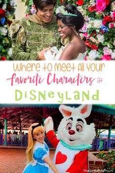 the characters in disney land and where to meet all your favorite characters at disneyland world