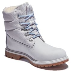 New Timberland Premium Puffer Boots Leather Hiker Booties Light Grey Size 6 New Without Box Color: Light Grey Size: Us 6 Medium / Eu 37 Not All Brands/Styles Size The Same, Measure A Pair You Currently Own: Approximate Measurements Are Taken From The Bottom And Widest Part Of The Soles Length: 10.5” Width: 3.75” Heel: 1” Shaft: 5.25” Retail $170 Premium Leather And Rebotl Fabric Upper Waterproof Lace-Up Style Padded Leather Collar Faux Fur Lining 200 Grams Of Primaloft Insulation Steel Shank For Casual High-top Gray Waterproof Boots, Gray High-top Leather Waterproof Boots, Gray High-top Waterproof Hiking Boots, Light Blue Timberland Boots, Gray Waterproof Lace-up Boots, Gray Leather High-top Hiking Boots, Puffer Boots, Timberland Chelsea Boots, Womens Sneaker Boots