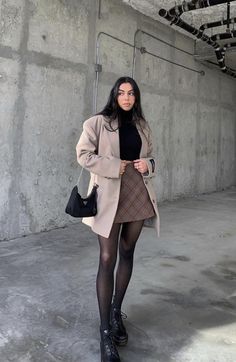 Outfit Mujer, Mode Inspo, Black Tights, Fit Inspo, Mode Inspiration, Winter Fashion Outfits, Looks Vintage, Outfits Casuales