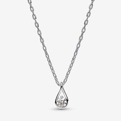 Pandora Infinite Sterling Silver Lab-grown Diamond Pendant Necklace | Sterling silver | Pandora AU Pandora Diamond Bracelet, Pandora Diamond, M Jewelry, Girl Necklace, Love Series, Infinite Love, Bracelet And Necklace, Silver Jewellery Sets, Vs Diamond