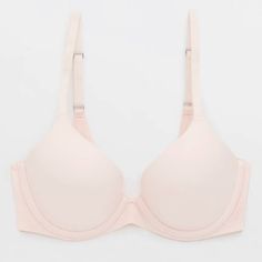 Nwt Aerie Real Sunnie Full Coverage Lightly Lined Bra | Size: 32a | Color: Ballet Pink Sunshine, Meet Recycling! Our Sunnie Bra Is Now Real Good. It's Still The #1 Fit You Love, Now Made With Recycled Fibers. New! Real Good, Real Soft Fabric With 360 Degree Stretch (The Same Stretch You Love, Now Better For Our World!) Adjustable Straps For A Fit That's All You 4 Row Hook & Eye Closure For Ultimate Adjustability! Style: 9792-8260 | Color: 133 Materials & Care 66% Recycled Nylon, 34% Elastane Use Aerie Bra, Sequin Bra, Aerie Bralette, Aerie Bras, Aerie Real, White Lace Bralette, Lace Halter Bralette, White Bralette, Black Lace Bra