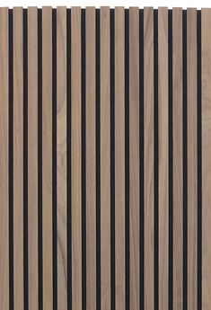 a wooden panel with black and white stripes on the bottom, in an angled pattern