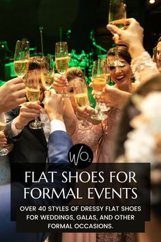 Flat Shoes Wedding Guest Outfit, Winter Wedding Shoes Guest Flat, Formal Dress With Flat Shoes, Night Out Outfit Flat Shoes, Cocktail Dress Flat Shoes, Wedding Guest Outfit Flat Shoes, Dressy Flat Shoes For Women