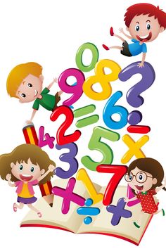 #PSLEMathsExam, #ExamTips, #MathSuccess, #PSLEReady Math Cartoons, School Wall Art, School Murals, Fun Math Games, School Clipart, Cartoons Png