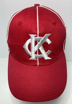 KC Kansas City + Dodge Snapback Hat Adjustable Ball Cap Red White. Condition is "Pre-owned". Shipped with USPS First Class. Lower 48 only Has some threads showing.See last 2 pics.Solid hat though. Classic Red Snapback Hat For Sports, Red Snapback Hat, One Size Fits Most, Classic Red Snapback Cap, Red Snapback Hip Hop Baseball Cap, Red 5-panel Snapback Hat For Sports, Snapback Caps, Snapback Cap, Ball Cap, Snapback Hat