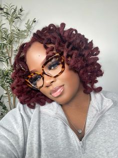 Loc Layers, Loc Curls, Locks Styles, Red Locs, Medium Natural Hair Styles, Locs Journey, Locs Styles, Loc Inspiration, Micro Locs