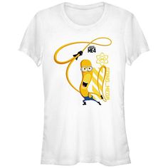 This juniors' Despicable Me 4 Minions Tim Going Mega graphic tee is a must for any fan girl! FEATURES Crewneck Short sleevesFABRIC & CARE Cotton, polyester Machine wash Imported Size: Large. Color: White. Gender: female. Age Group: kids. 4 Minions, Fan Girl, Despicable Me, Gender Female, Fabric Care, Fangirl, Graphic Tee, Age Group, Color White