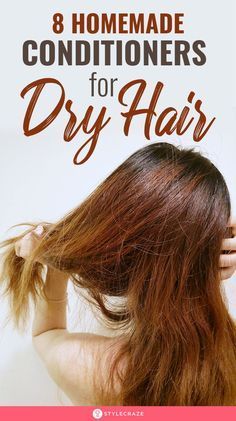 Dry Hair Remedies, Conditioner Diy, Haircare Natural, Homemade Conditioner, Diy Haircare, Hair Conditioning, Natural Hair Conditioner, Dry Frizzy Hair