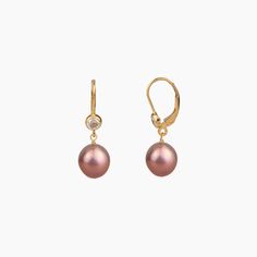 This listing is for one pair of Lohe Pink Metallic Pearl Earring 14kt gold filled lever back earwire Bezeled Cubic Zirconia 9mm semi baroque Pink Metallic Pearls Beautiful luster and skin Note: All of our Pearls are natural and therefore, one of a kind. Each pearl will have variations in color, shape and surface that may not be exactly as shown in the image. This makes each piece of jewelry truly unique! Made in Hawai'i Shop all Pink Pearls here Elegant Hypoallergenic Pink Gold Earrings, Elegant Pink Gold Jewelry With Ear Wire, Gold Round Pearl Earrings With French Hook, Edison Pearls, Pink Pearls, Pink Metallic, Pearl Earring, Pink Pearl, 14kt Gold