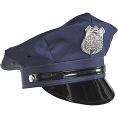 Deluxe Cop Hat | 1ct Police Outfit, Kids Police, Blue Halloween, Police Hat, Police Costume, Halloween Costume Shop, Police Badge, Toddler Costumes, Adult Halloween Costumes