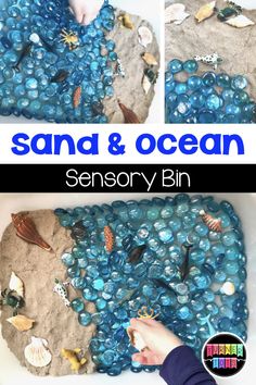 sand and ocean activity for kids to play with