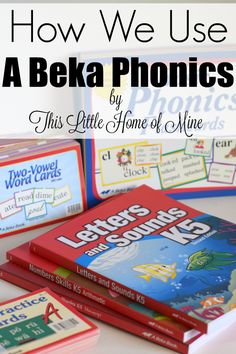 several books with the title how we use a beka phonics