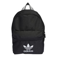 adidas Small Adicolor Classic Backpack 'Black' IJ0762 Casual Adidas Logo Bags For Outdoor Activities, Adidas Streetwear Bag With Logo, Casual Adidas Logo Standard Backpack, Casual Adidas Backpack, Adidas Logo Backpack For Outdoor Activities, Casual Adidas Backpack With Logo, Casual Adidas Logo Bags For Everyday Use, Adidas Logo Standard Backpack For Everyday Use, Adidas Logo Backpack For Everyday Use