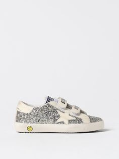 Sneakers GOLDEN GOOSE Kids color Silver Golden Goose Kids, Silver Golden Goose, Sneakers For Kids, Sneakers Kids, Goose Sneakers, Silver Sneakers, Golden Goose Sneakers, Polyethylene Terephthalate, Girls Shoes Kids