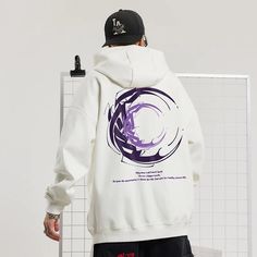 A futuristic eclipse. DetailsMaterial: Cotton, PolyesterCollar: Hooded Graphic Print Sweatshirt, Streetwear Hoodie, Fashion Hoodies, Anime Hoodie, Oversized Hoodie, Red Hoodie, Pullover Jacket, Harajuku Fashion, Y2k Streetwear