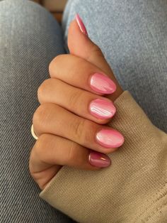 Pink Spring Nails, Quartz Nails, Pink Chrome Nails, Trendy Shades, Eye Nails, Manicure Nails, Cat Eye Nails, Nail Jewelry