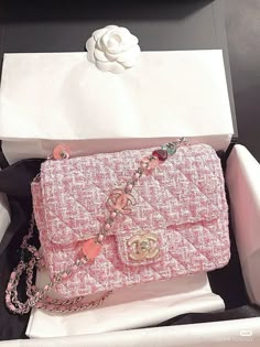 Channel Pink Bag, Cute Pink Bags, Chanel Pink Bag, Chanel Bag Collection, Channel Purse, Channel Aesthetic, Paris House, Feminine Hygiene Products