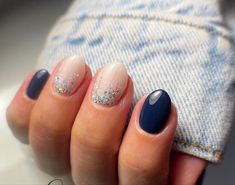 Acrylic Nail Designs Classy, January Nails, Cute Gel Nails, Dipped Nails