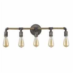 an image of a light fixture with five bulbs