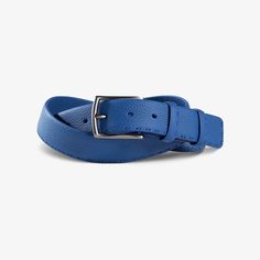 "A finishing touch of style: PEGAI's handcrafted Sylvan leather belt is the perfect accessory for any look, offering timeless quality and versatility for all your fashion needs! ✦ Top-grain embossed pebbled cowhide front and back ✦ Hand stitched details on the edge ✦ Color: Cobalt Blue ✦ Other color option: Ash Gray/Grey - https://www.etsy.com/listing/1449433965/ - 𝐠𝐢𝐟𝐭 𝐛𝐨𝐱 - ✳ Purchase a belt gift box here ($5.99): https://www.etsy.com/listing/1441724934/ ✦ More PEGAI belt designs and co Luxury Blue Leather Belt, Adjustable Leather Belt Buckles For Business, Blue Leather Belt Buckles With Removable Belt, Long Distance Boyfriend, Best Man Gift, Belt Fashion, Ash Gray, Groomsmen Gifts, College Gifts