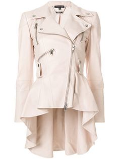 Peplum Leather Jacket, Alexander Mcqueen Jacket, Qwerty Keyboard, Emo Dresses, Boating Outfit, Shirt Dress Style, Outfit Winter, Peplum Hem