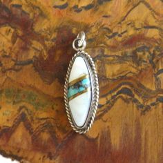 Hopi Sterling Silver Inlay Pendant, Signed - Etsy Pendant Necklaces, Necklaces, Ships, Pendant Necklace, Sterling Silver, Pendant, Silver