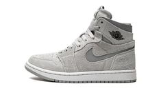 W Jordan 1 Zoom Air CMFT CT0979 003 Retro Basketball Shoes, Womens Air Jordans, Air Jordan Sneakers, Wings Logo, Jordan 1 High, Black Wings, Air Jordan 1 High, Sneakers Grey, Gray Suede