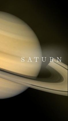 saturn with the words saturn on it