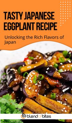 Japanese Eggplant Recipe, Japanese Eggplant, Sauteed Eggplant, Eggplant Recipe, Miso Glaze, Eggplant Dishes, Ginger And Cinnamon, Eggplant Recipes, Rice Wine Vinegar