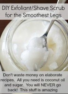 Smooth Legs, Facial Scrub, Benefits Of Coconut Oil, Diy Recipe, Facial Scrubs