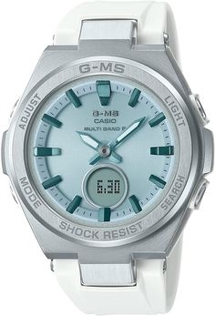 BABY-G G-MS for active and sophisticated women. It is a model with 2 hands + digital window, fresh and refreshing coloring. Casio Oceanus, Structured Water, 2 Hands, Sophisticated Women, Radio Wave, Daylight Savings, Radio Clock, Small Case