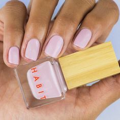 What is it? Our milky, cool baby pink creme with soft pink shimmer. So dreamy she’ll have you dancing on the beach... Why you'll love it: A healthier Habit, our nail polish is made with a vegan, cruelty-free, toxin-free formula and infused with Myrrh extract to improve nail strength Guilt-free packaging: Habit nail polish is the only polish packaged with recycled plastic components, biodegradeable bamboo overcaps to keep plastic use to a minimum, and FSC-certified paperboard boxes Trend relevant Strengthening Nail Polish, Mauve Nail Polish, Indie Makeup Brands, Mauve Nails, Cruelty Free Nail Polish, Baby Pink Nails, Baby Jane, Vegan Nail Polish, Vegan Cosmetics