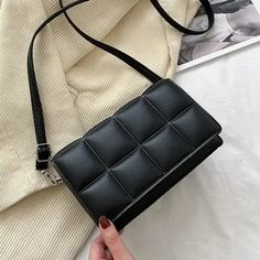 Elevate your style with our elegant faux leather crossbody bag, designed for both fashion and function. Crafted from high-quality PU leather, this bag features a distinctive cube stitch detail that adds a touch of sophistication. With dimensions of 8 x 3 x 5 inches, it offers ample space for essentials such as a mobile phone, wallet, and cosmetics. The shoulder strap (non adjustable), approximately 45 inches in length, provides a comfortable, hands-free carrying experience, and is designed for a single shoulder or crossbody use. Bucket Bags, Women Shoulder Bag, Liberia, Handbag Women, Tee Set, Bag Collection, Women Bags Fashion, Trending Handbag, Pocket Pattern