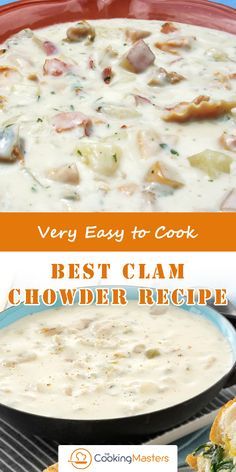 the best clam chowder recipe is made with very easy to cook ingredients and it's delicious