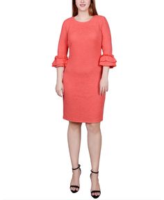 in stock Textured Knit, Knit Dress, Pick Up, In Store, Buy Online, Coral, Knitting, Free Shipping