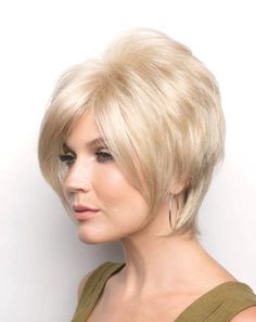 Noriko Wigs | Kate Wig by Noriko | WigStudio1.com Fringed Bob, Noriko Wigs, Closed Flower, Gray Wigs, Grey Wigs, Bob Cut Wigs, Organic Hair Care, Net Top, Monofilament Wigs