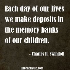 a quote from charles r swindoll on saving the world's money for children