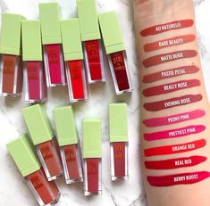 Pixi Lipstick, Pixi Cosmetics, Makeup Types, Olive Skin Lipstick, Best Lipstick Brand, Drugstore Lipgloss, Mac Lipstick Shades, Lipstick For Dark Skin