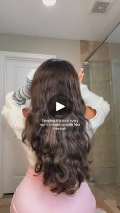 23K views · 3.6K reactions | Hair hack you didn’t know you needed 💗🧦 

#fyp #longhair #hairhack #wavy hair | Ashley