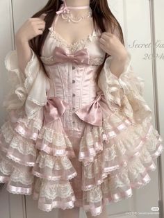 Dollete Dress, Princess Outfits Aesthetic, Brighton Dresses, Doll Fashion Outfits, Romantic Vintage Aesthetic, Drag Queen Outfits, Pretty Princess, Kawaii Dress, Kawaii Fashion Outfits