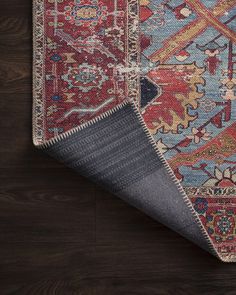 Timeless and classic, the Loren Collection offers vintage hand-knotted looks at an affordable price. Created in Turkey using the most advanced rug-making technology, these printed designs provide a textured effect by portraying every single individual knot on a soft polyester base.We think you'll love the Loloi Loren Rug collection as much as we do. All 16 of these gems have a personality of their own and paired with a complimentary color scheme, we think they will turn a mundane house into an i Master Bed And Bath, Entryway Inspiration, Complimentary Color Scheme, Red Runner, Embroidery 3d, House Rugs, Design Rugs, Loloi Rugs, Artisan Rugs