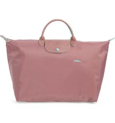 Pink Color Code, Longchamp Le Pliage Club, Canvas Travel Bag, Travel Bags For Women, Trim Top, Antique Pink, Tory Burch Miller, Weekender Tote, Strap Tops