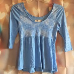 All My Items Come From A Smoke/Pet Free Home And Are Either New Or In Euc Unless Noted. All Proceeds From My Sales Are For My 2 Kids College Funding So Thank You In Advance. I’ll Be Listing Lots Of Name Brand Items So Follow My Page For Great Savings. Casual Blue Stretch Blouse, Spring Stretchy Lace Top, Spring Stretch Lace Top, Fitted Blue Lace Top Blouse, Stretch Lace Top For Day Out, Casual Lace Top Blouse For Spring, Light Blue Tops For Spring Day Out, Light Blue Top For Spring Day Out, Blue Casual Lace Top