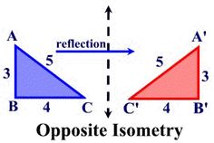 three triangles are shown with different angles