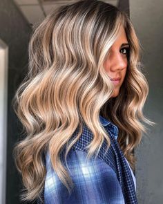 Rooted Bronde Hair with Highlights Wigs 100% Real Human Hair for Caucasian Pale Blonde Hair, Copper Blonde Hair Color, Root Smudge, Going Blonde, White Blonde Hair, Beautiful Blonde Hair, Bronde Hair, Cool Blonde Hair, Hair With Highlights