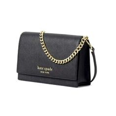 Kate Spade Cameron Leather Convertible Chain Crossbody Shoulder Bag Black Nwt New With Tag Duster Bag, Care Card, And Protective Straps Included! Dimensions: 5.8”H X 9.2”W X 2.6”D Drop: 22” Additional Short Gold Chain Can Be Tucked Inside Bag. Magnetic Snap Closure And Spade Jacquard Lining. Side Pocket On Back. Elegant Kate Spade Shoulder Bag With Chain Strap, Kate Spade Formal Bag With Chain Strap, Kate Spade Formal Shoulder Bag With Chain Strap, Formal Kate Spade Shoulder Bag With Chain Strap, Elegant Kate Spade Bag With Chain Strap, Chic Convertible Shoulder Bag, Elegant Kate Spade Shoulder Bag For Party, Chic Kate Spade Bag With Chain Strap, Chic Kate Spade Shoulder Bag With Chain Strap