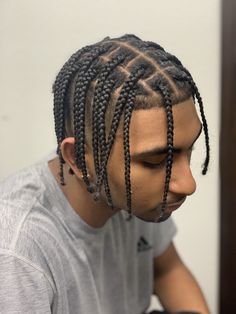 Men’s braids, Travis Scott Braids , Houston, TX Men Large Box Braids, Travis Scott Hairstyle, Men’s Boxbraids, Travis Scott Hair, Men’s Box Braids Medium, Men’s Box Braids, Black Man Single Braids, Travis Scott Braids, Boy Box Braids