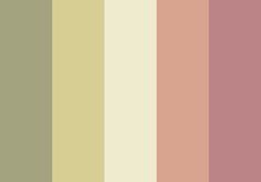 the color palette is in shades of pink, yellow and green with brown accents on each side